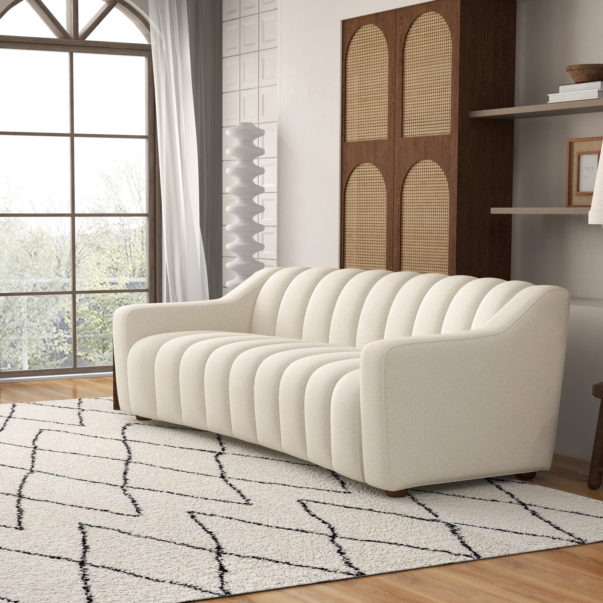 Bari Boucle Sofa - Berre Furniture