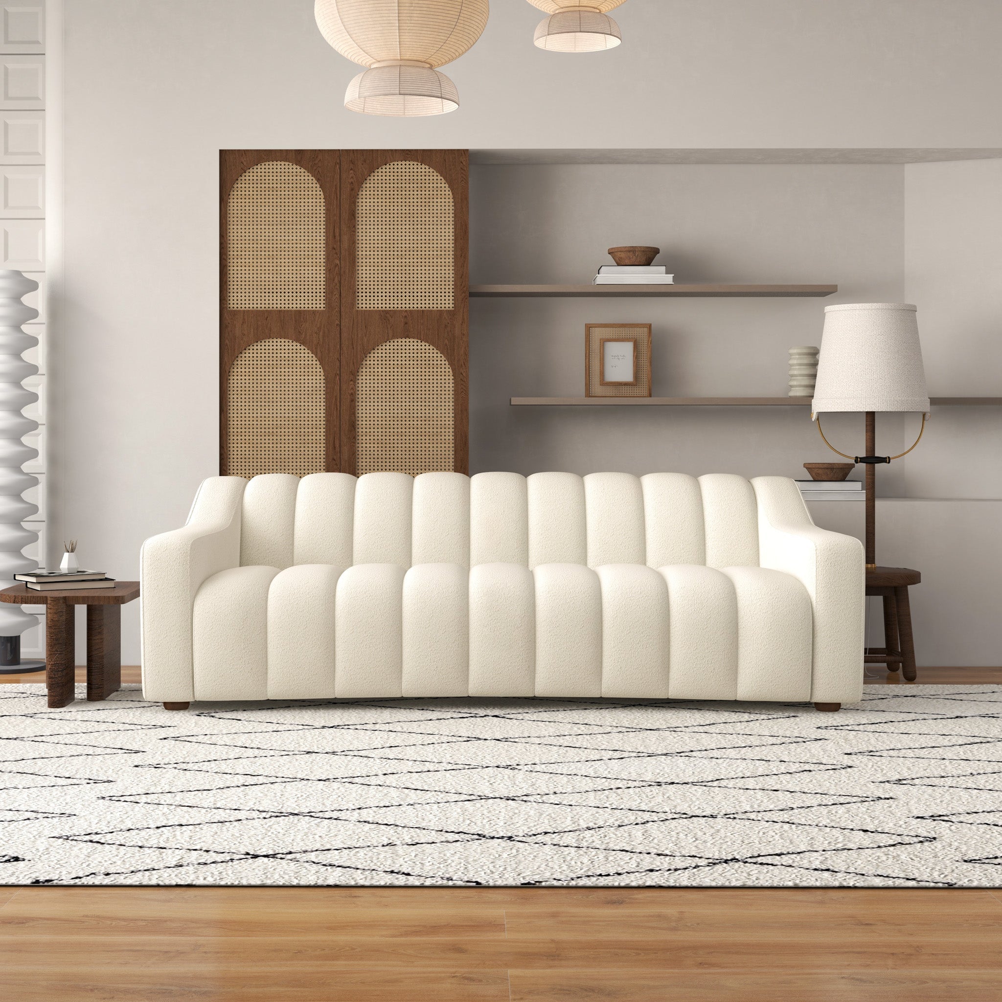 Bari Boucle Sofa - Berre Furniture