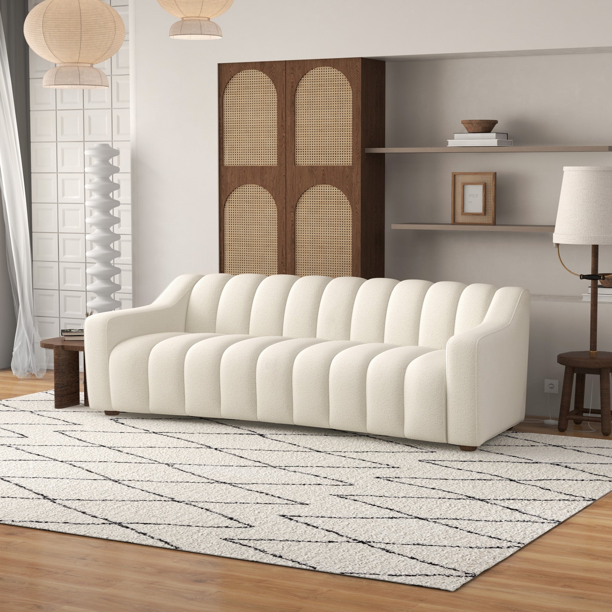 Bari Boucle Sofa - Berre Furniture