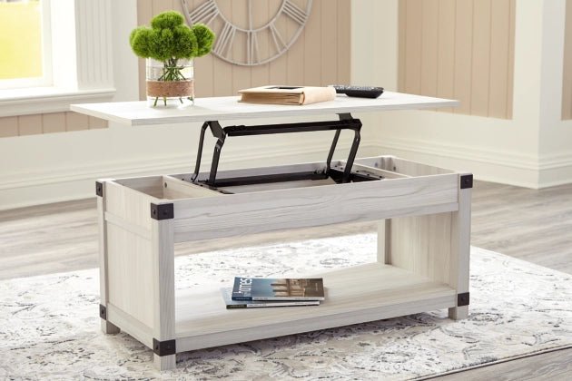 BAYFYNN LLIFT-TOP RECTANGULAR COCKTAIL TABLE - Berre Furniture