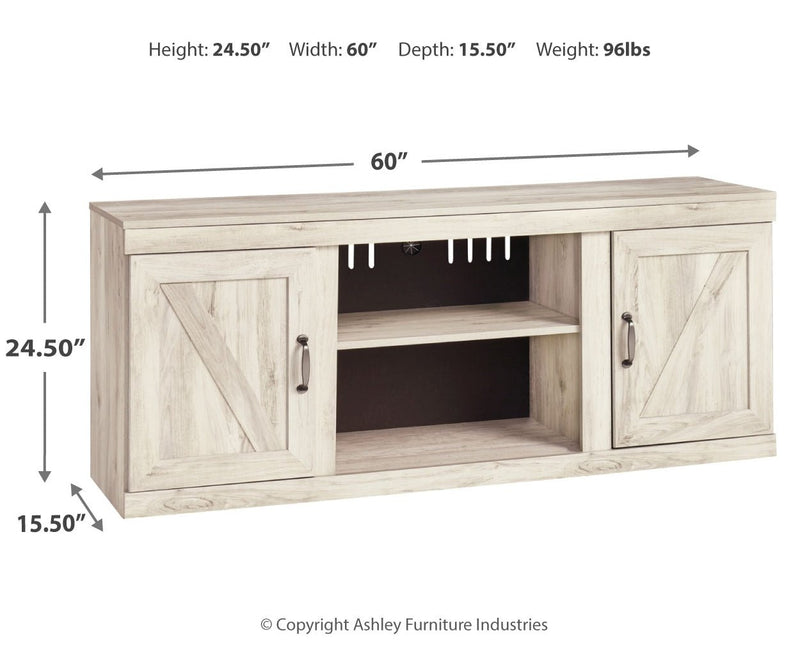 Bellaby LG TV Stand w/Fireplace Option - Berre Furniture