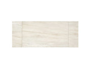 Bellaro Dining Table with Extension, 55" - 79" in Travertine and Cream - Berre Furniture