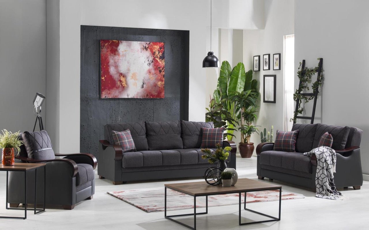 Bennett Living Room Set Sofa Loveseat Armchair by Bellona NAR ANTRASIT