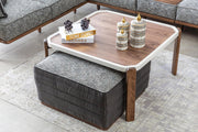 Bentley pouf Gray