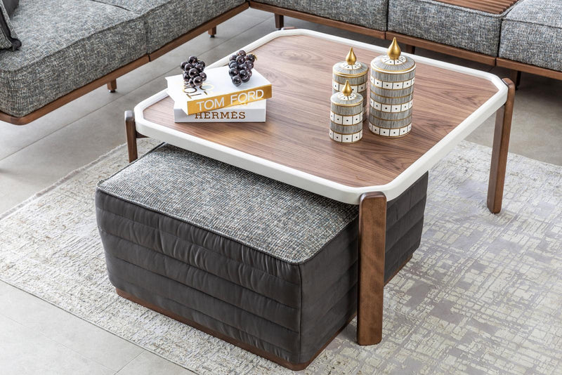 Bentley pouf Gray