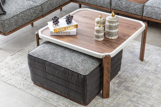Bentley pouf Gray