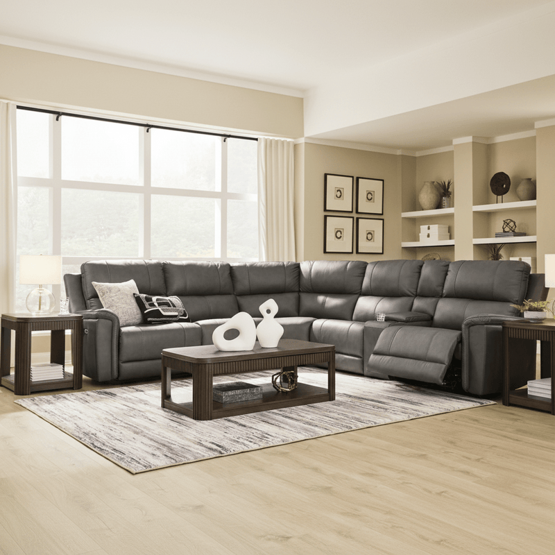 Beryton 5 - Piece Power Reclining Sectional - Berre Furniture