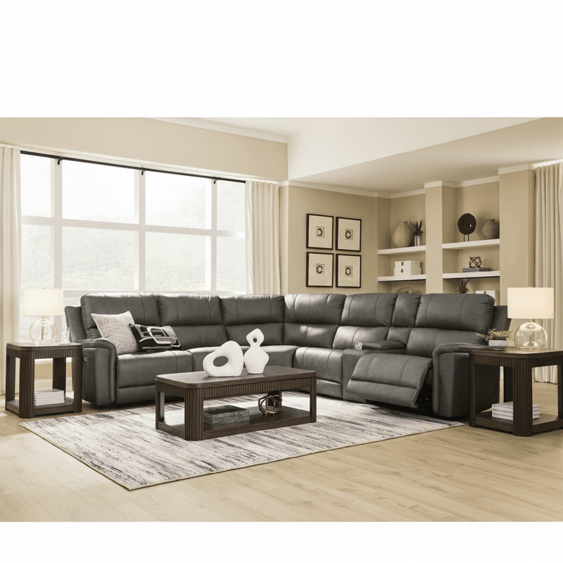 Beryton 5 - Piece Power Reclining Sectional - Berre Furniture