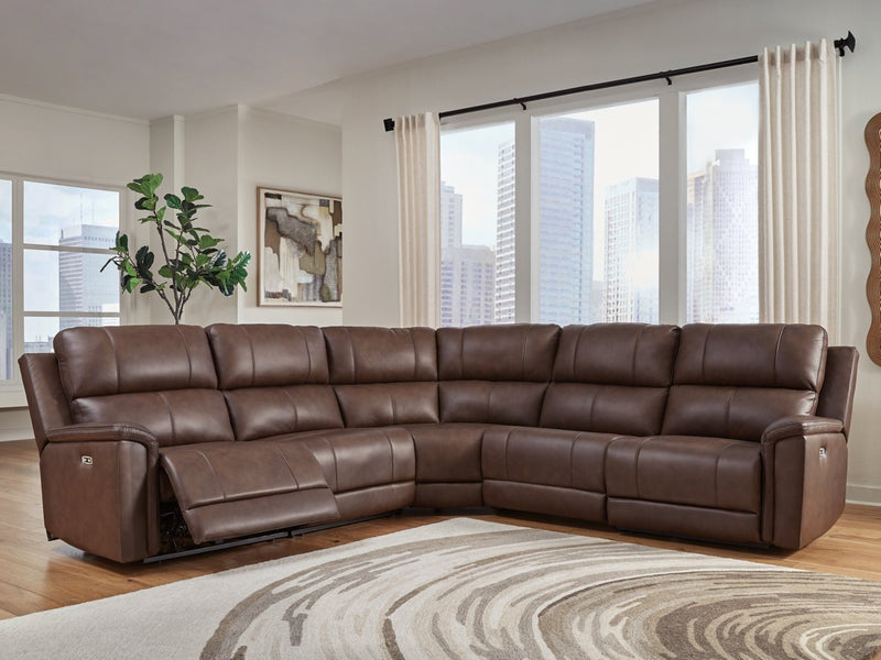 Beryton 5 - Piece Power Reclining Sectional - Berre Furniture