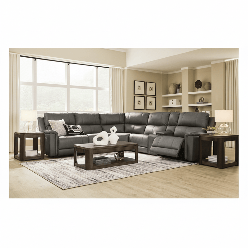Beryton 6 - Piece Power Reclining Sectional - Berre Furniture