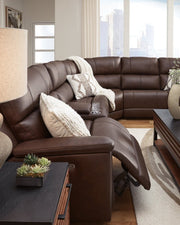 Beryton 6 - Piece Power Reclining Sectional - Berre Furniture