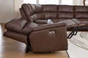 Beryton 6 - Piece Power Reclining Sectional - Berre Furniture