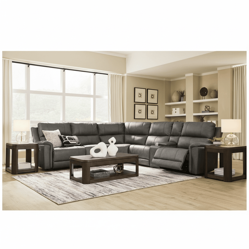 Beryton 6 - Piece Power Reclining Sectional - Berre Furniture