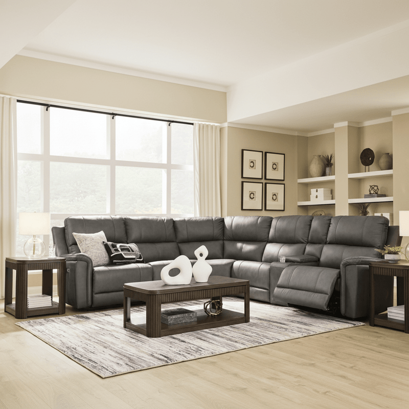 Beryton 7 - Piece Power Reclining Sectional - Berre Furniture