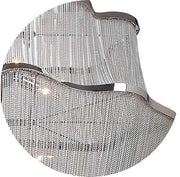 BI OVAL CHROME CHAIN LT FIXTURE