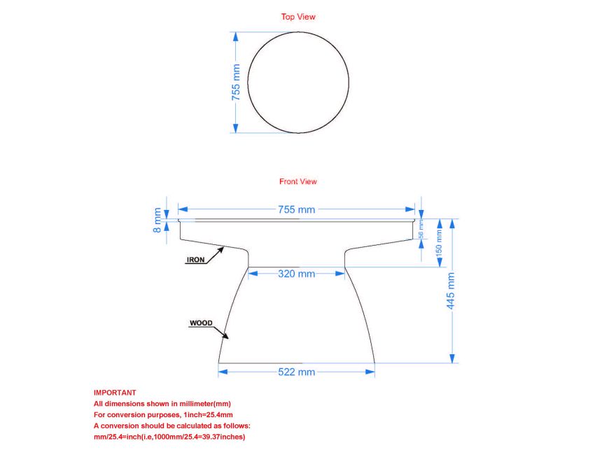 BODEN Round Coffee Table - Berre Furniture