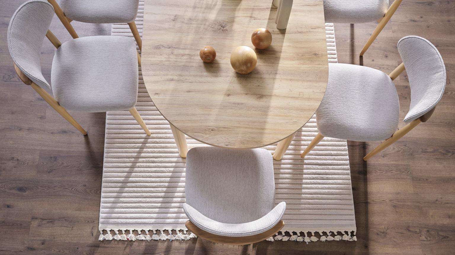 Boheems Dining Set by Bellona - Expandable Table + 6 Chairs - Berre Furniture