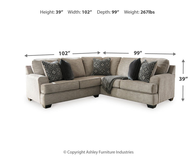 Bovarian 2 - Piece Sectional - Berre Furniture
