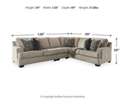 Bovarian 3 - Piece Sectional - Berre Furniture