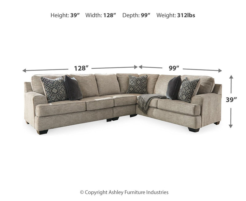 Bovarian 3 - Piece Sectional - Berre Furniture