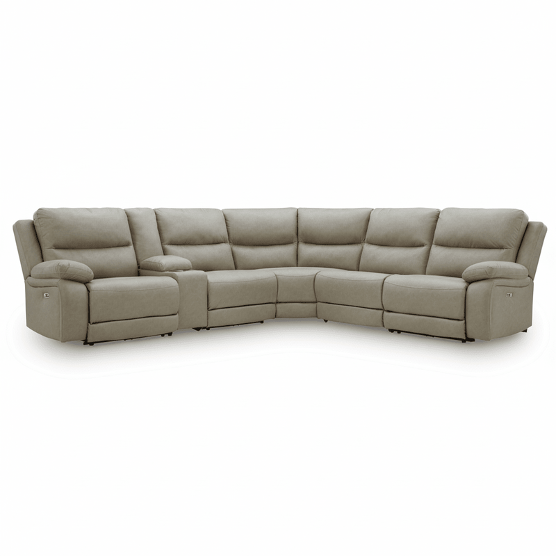 Brannigan 6 - Piece Power Reclining Sectional - Berre Furniture