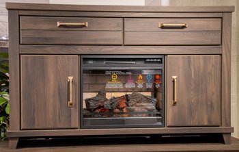 Brazen Valley LG TV Stand w/Fireplace Option Default Title