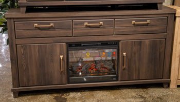 Brazen Valley XL TV Stand w/Fireplace Option Default Title