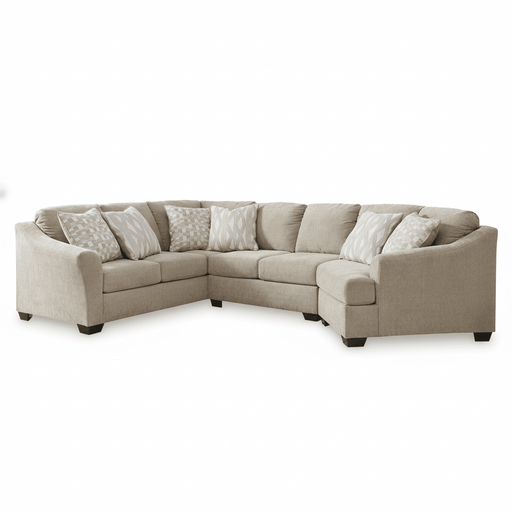 Brogan Bay 3 - Piece Sectional with Cuddler - Berre Furniture