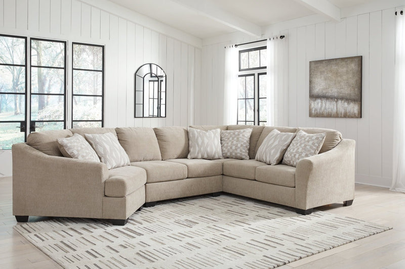 Brogan Bay 3 - Piece Sectional with Cuddler - Berre Furniture