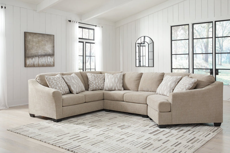 Brogan Bay 3 - Piece Sectional with Cuddler - Berre Furniture