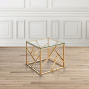 CAROLE End Table Gold