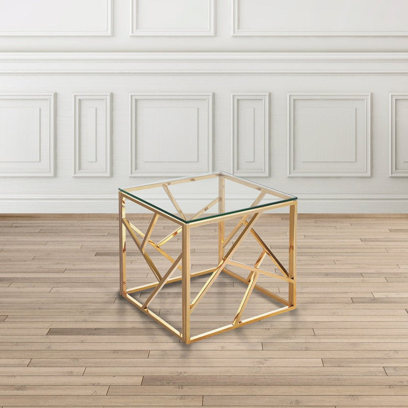 CAROLE End Table Gold