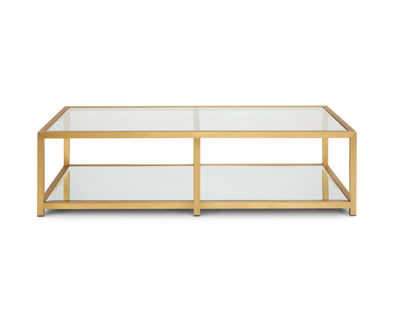 CASPIAN Rectangular Coffee Table Gold
