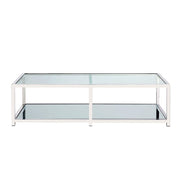 CASPIAN Rectangular Coffee Table Silver