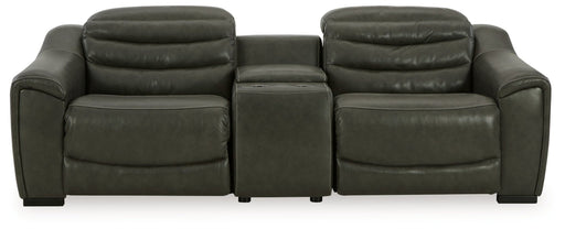 Center Line 3 - Piece Power Reclining Loveseat with Console - Berre Furniture