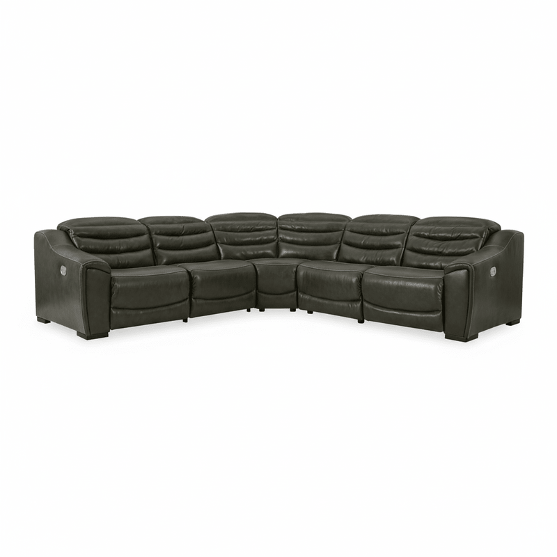 Center Line 5 - Piece Power Reclining Sectional - Berre Furniture