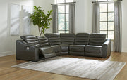 Center Line 5 - Piece Power Reclining Sectional - Berre Furniture
