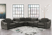 Center Line 7 - Piece Power Reclining Sectional - Berre Furniture