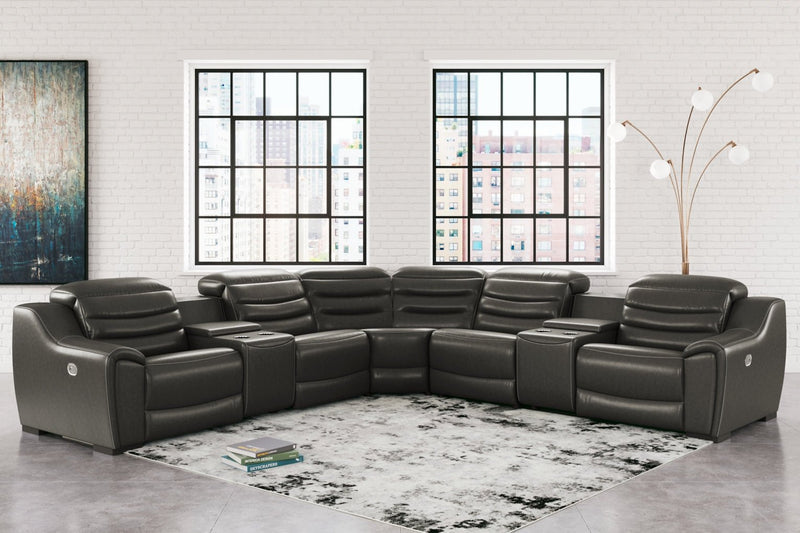 Center Line 7 - Piece Power Reclining Sectional - Berre Furniture