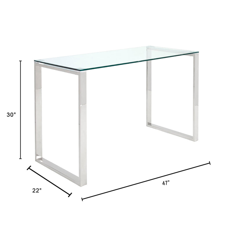 DAVID Desk Silver