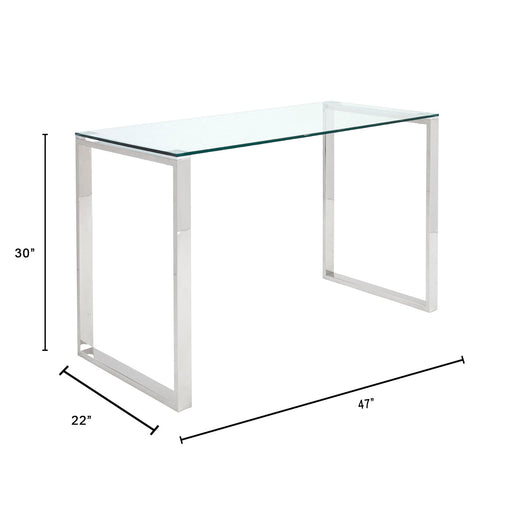 DAVID Desk Silver