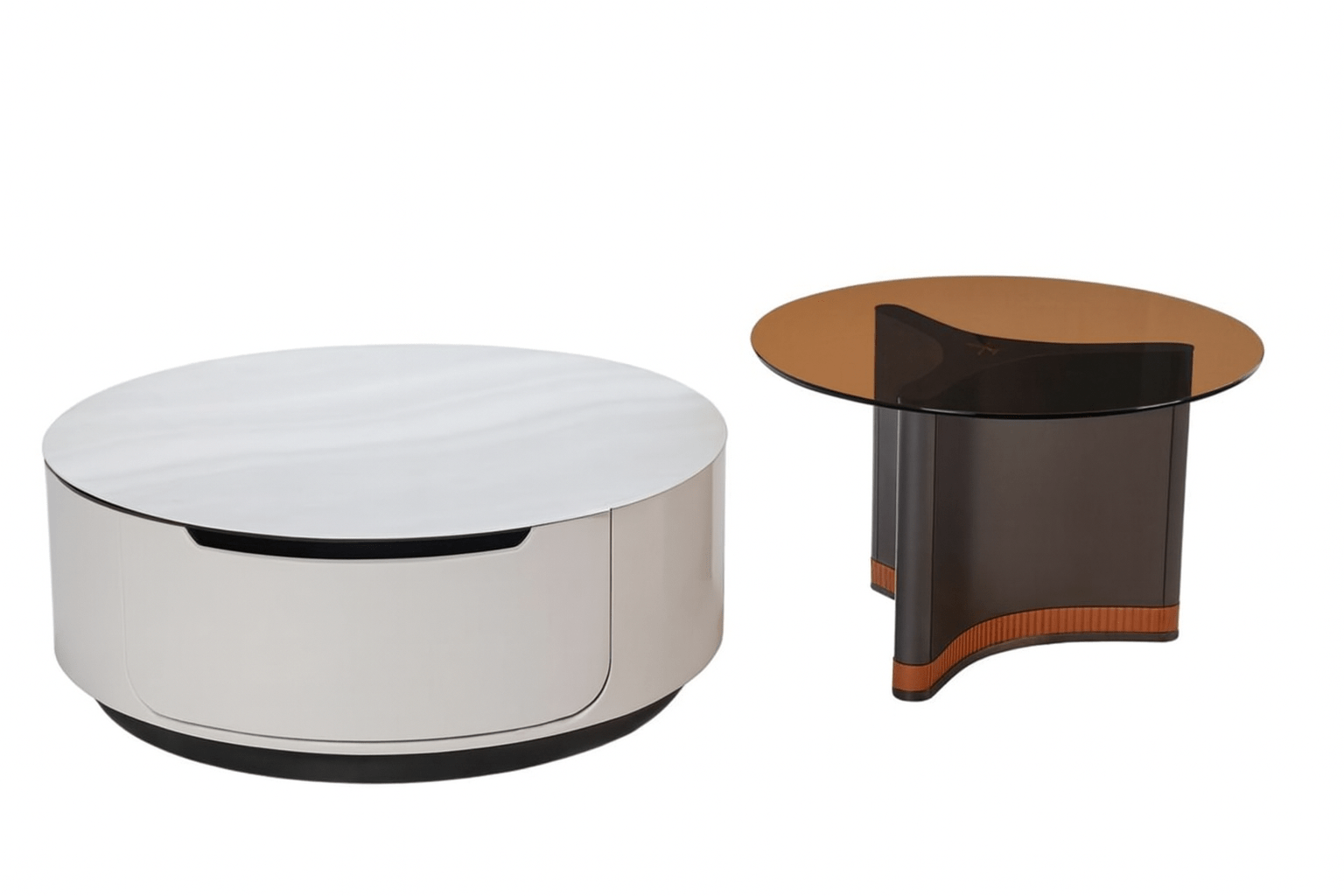 Dazling Coffee Table with Glass Top - Berre Furniture