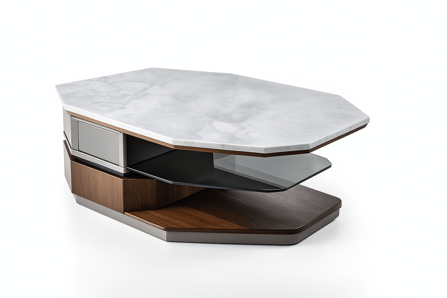 Dazzling Coffee Table with Drawers - Berre Furniture