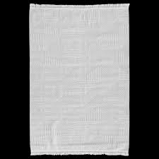 Delhi Geometric White Rug - Berre Furniture