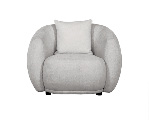 Diana Boucle Armchair Grey
