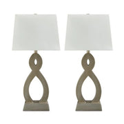 Donancy Poly Table Lamp Set of 2 - Berre Furniture
