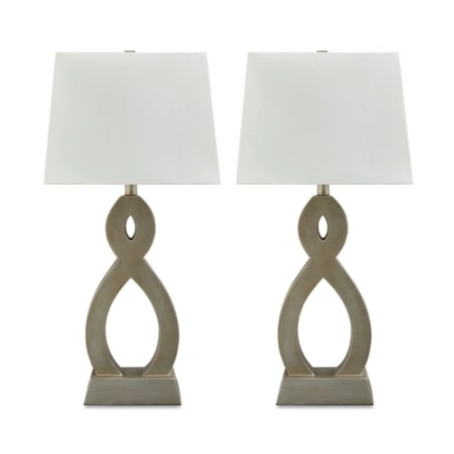 Donancy Poly Table Lamp Set of 2 - Berre Furniture