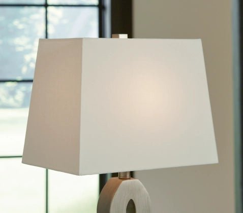 Donancy Poly Table Lamp Set of 2 - Berre Furniture