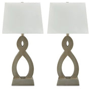 Donancy Poly Table Lamp Set of 2 - Berre Furniture