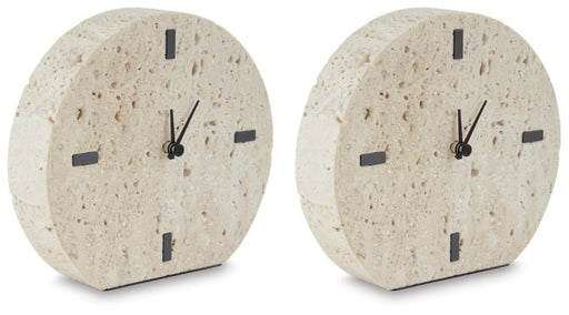 Donfordson Table Clock Set of Two - Berre Furniture